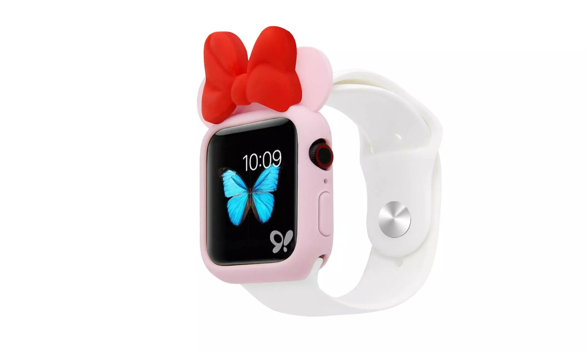 Soft TPU Minnie Mouse Watch Protective Cover with Matching Band for Apple Watch - Primary Image