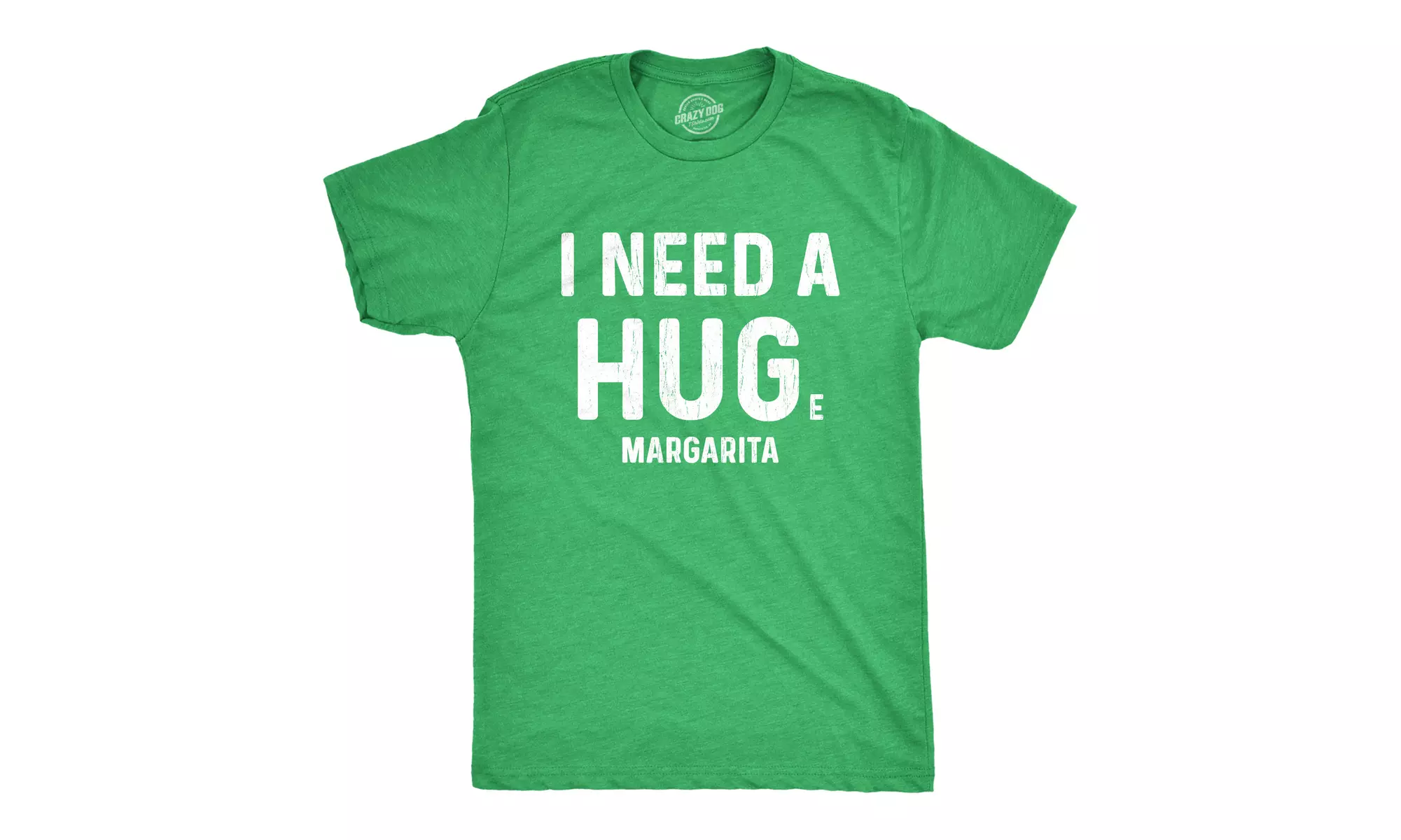 Mens I Need A Huge Margarita Tshirt I Need A Hug Drinking Graphic Tee - Primary Image