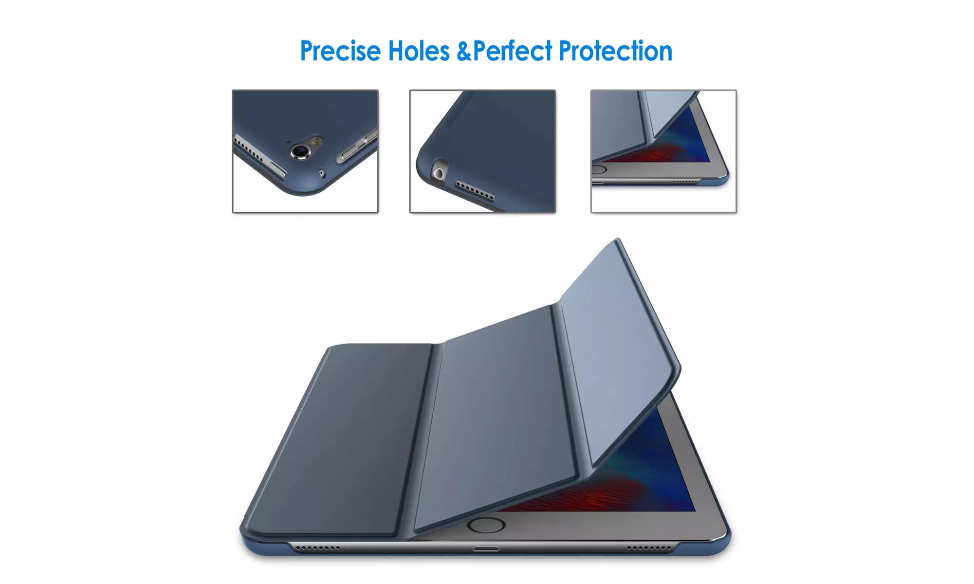 JETech Case for iPad Pro 9.7-Inch 2016 Model, Smart Cover Auto Wake/Sleep