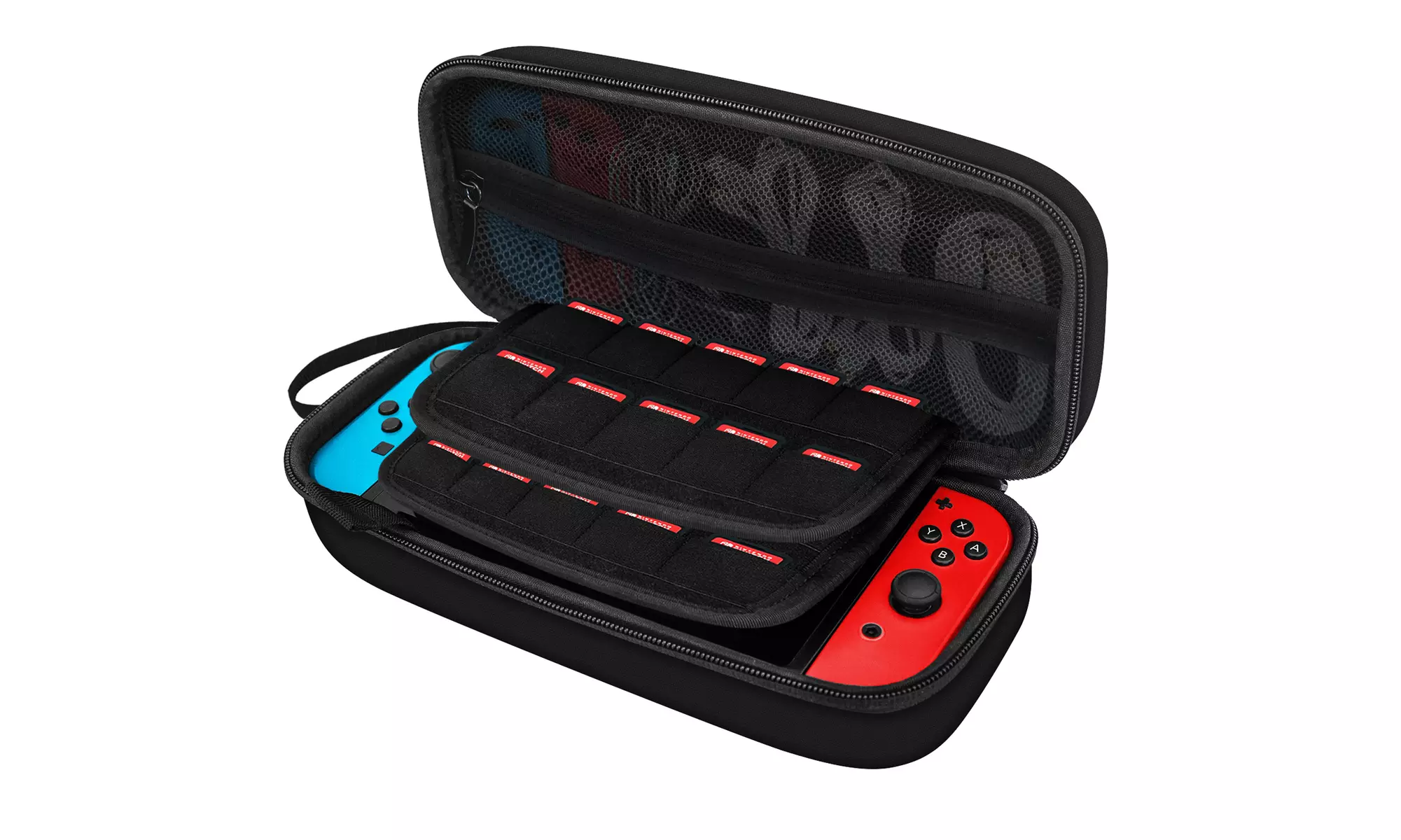 JETech Carrying Case for Switch 2017 Model with 20 Game Cartridge Holders - Primary Image