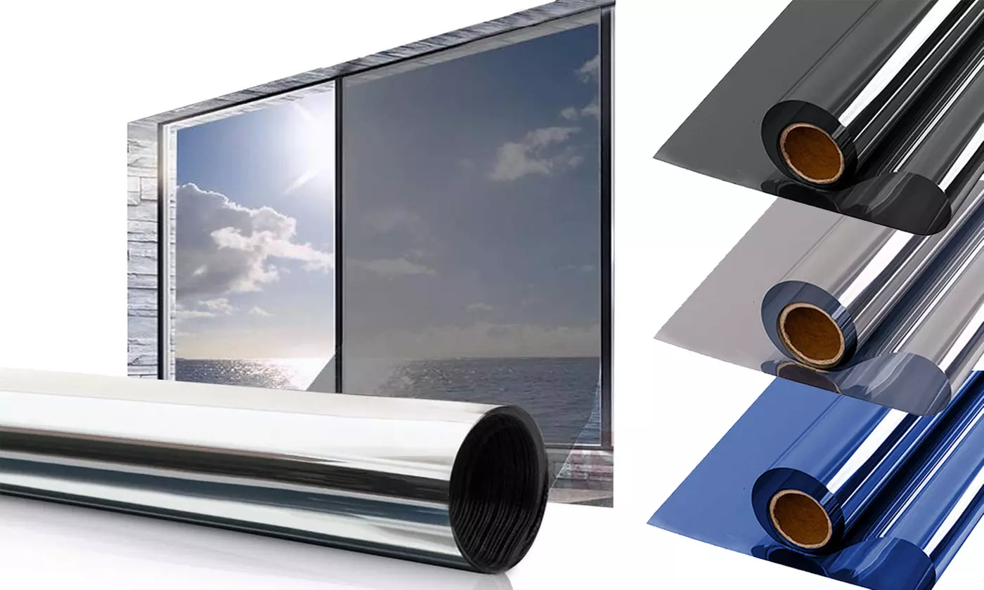 One Way Window-Film Mirror Film Reflective Self-Adhesive Solar Control  - Primary Image