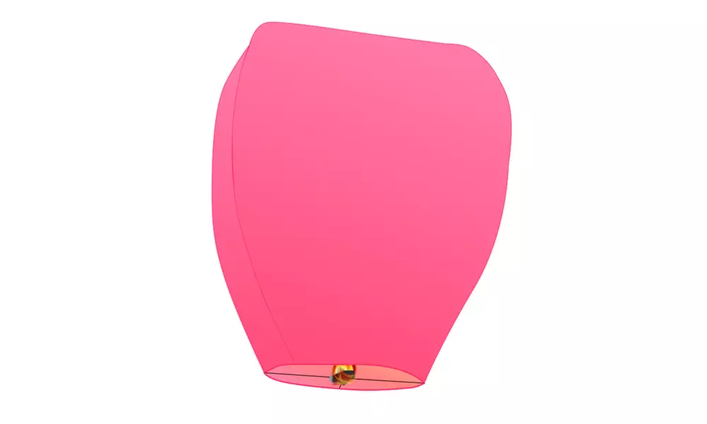 Chinese Fire Paper Wish Lanterns - Set of 4 (pink/purple/white/orange) - Primary Image