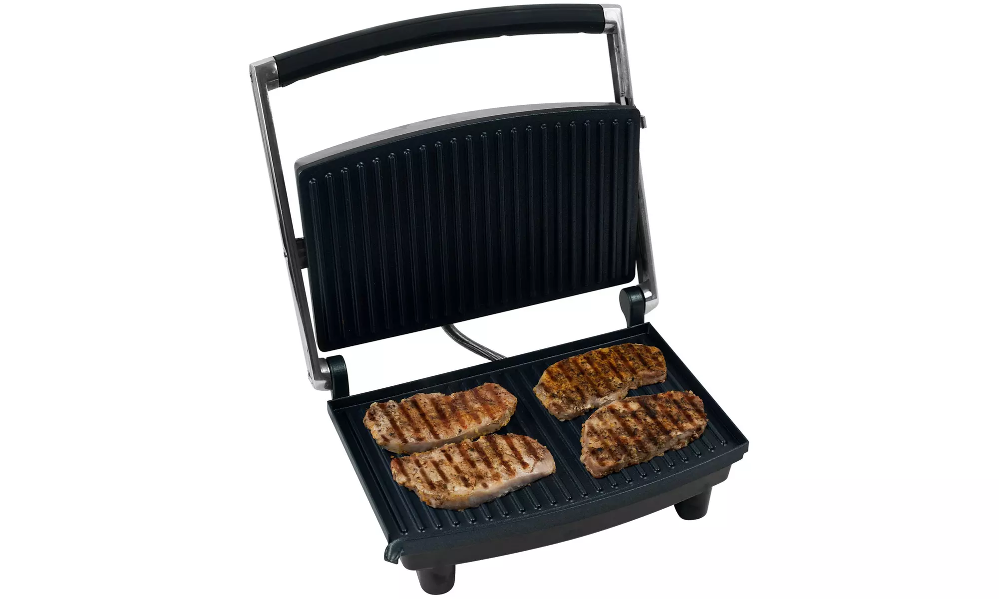 Panini Press Grill and Gourmet Sandwich Maker for Healthy Cooking by Chef Buddy - Primary Image