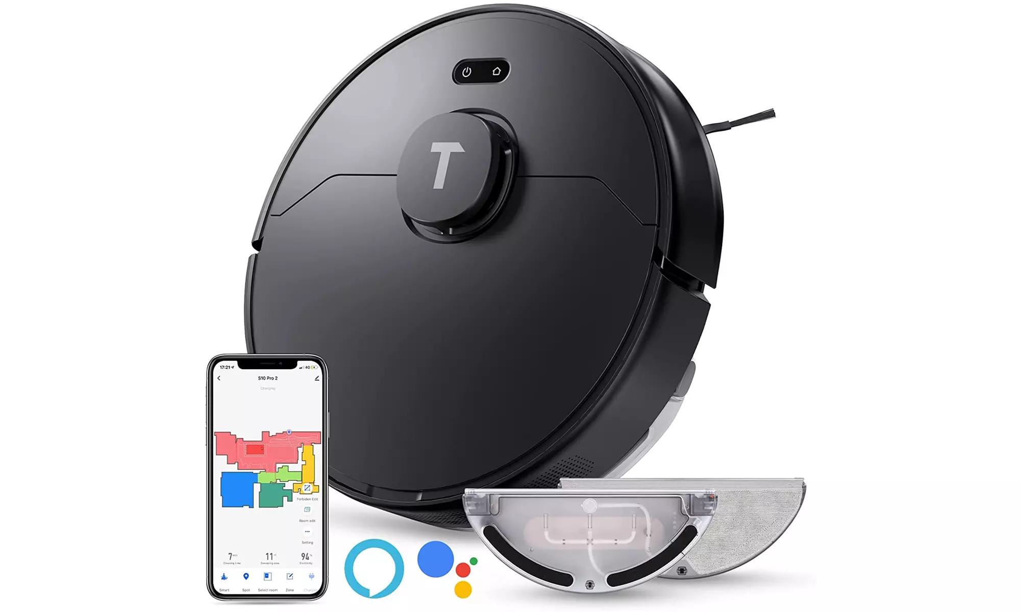 TACKLIFE Robot Vacuum And Mop, APP & Alexa Voice Control-S10 Pro - Primary Image