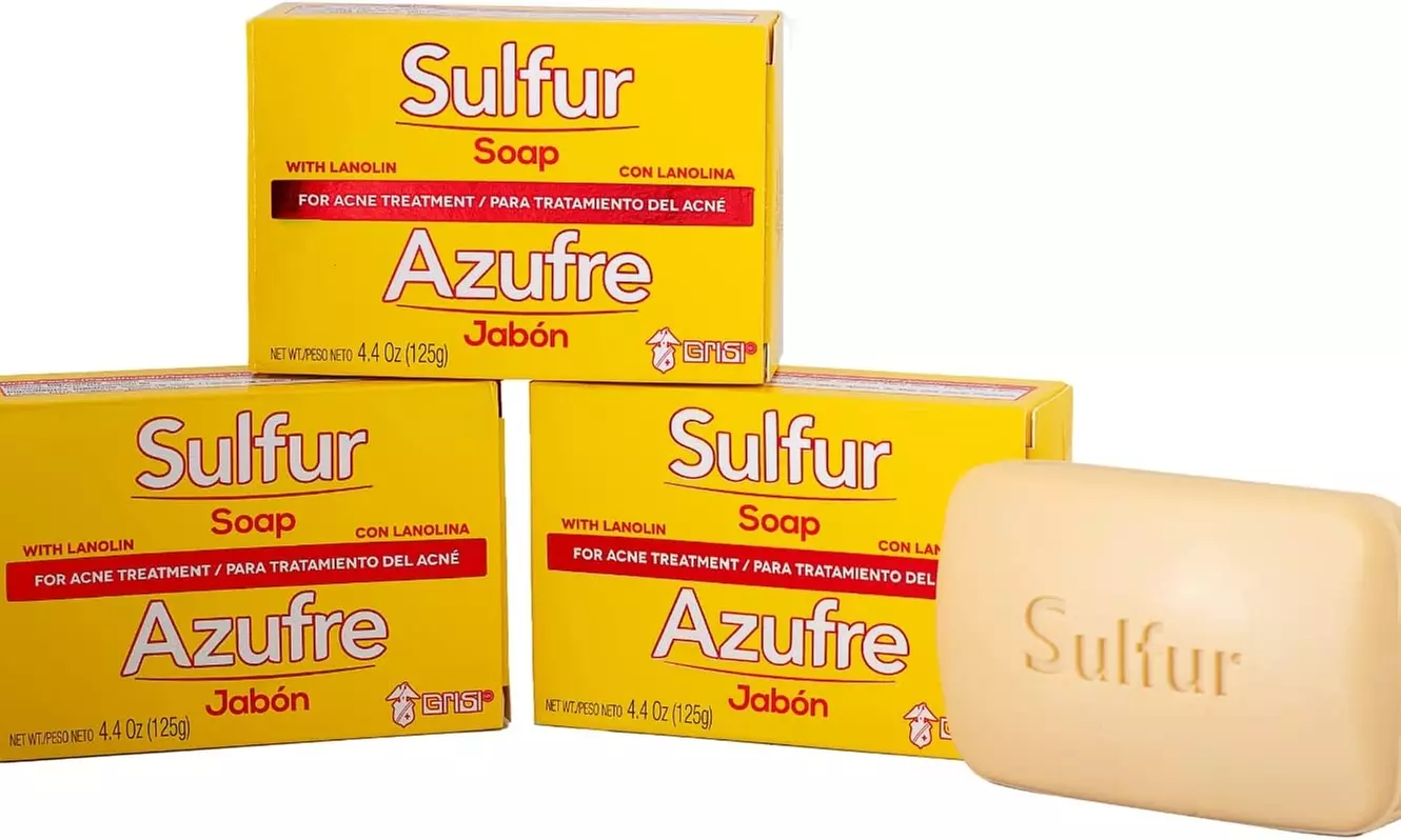 Biosulfur Grisi Sulfur Soap, Acne Treatment, Cleaner Bar Soap - Primary Image