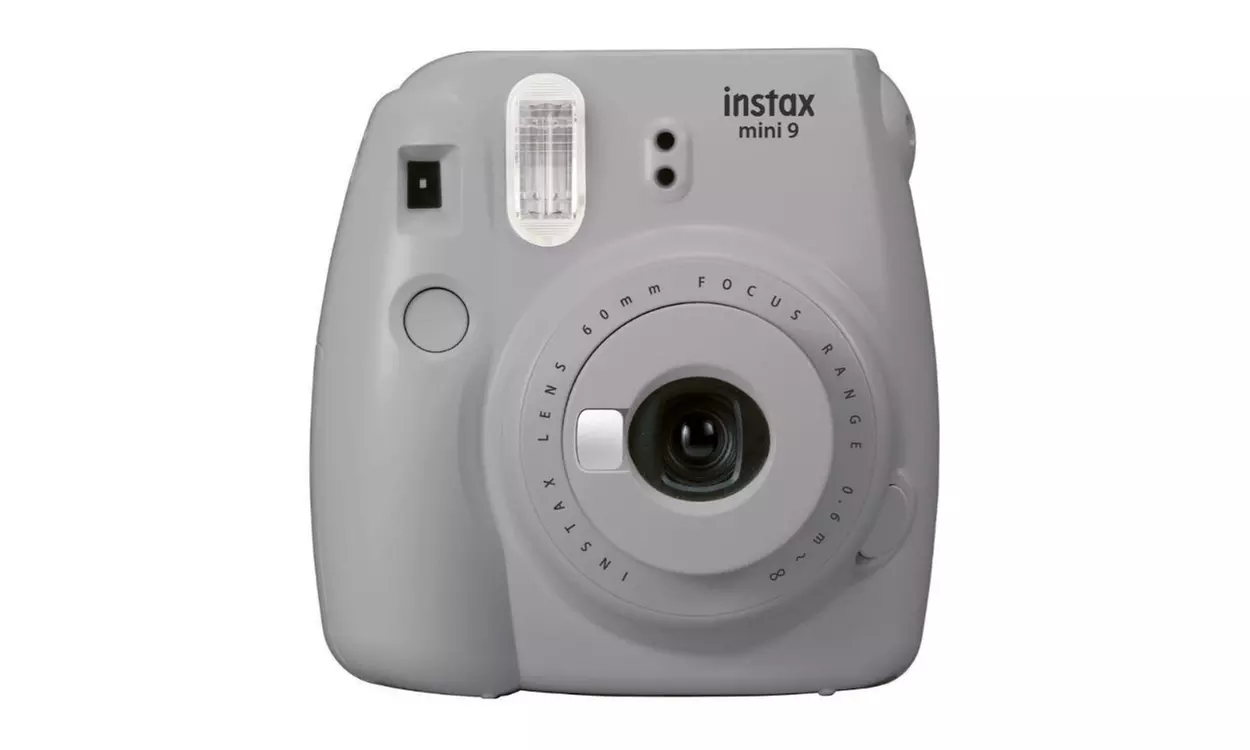 Fujifilm instax Mini 9 Instant Film Camera (Light Gray) - Primary Image