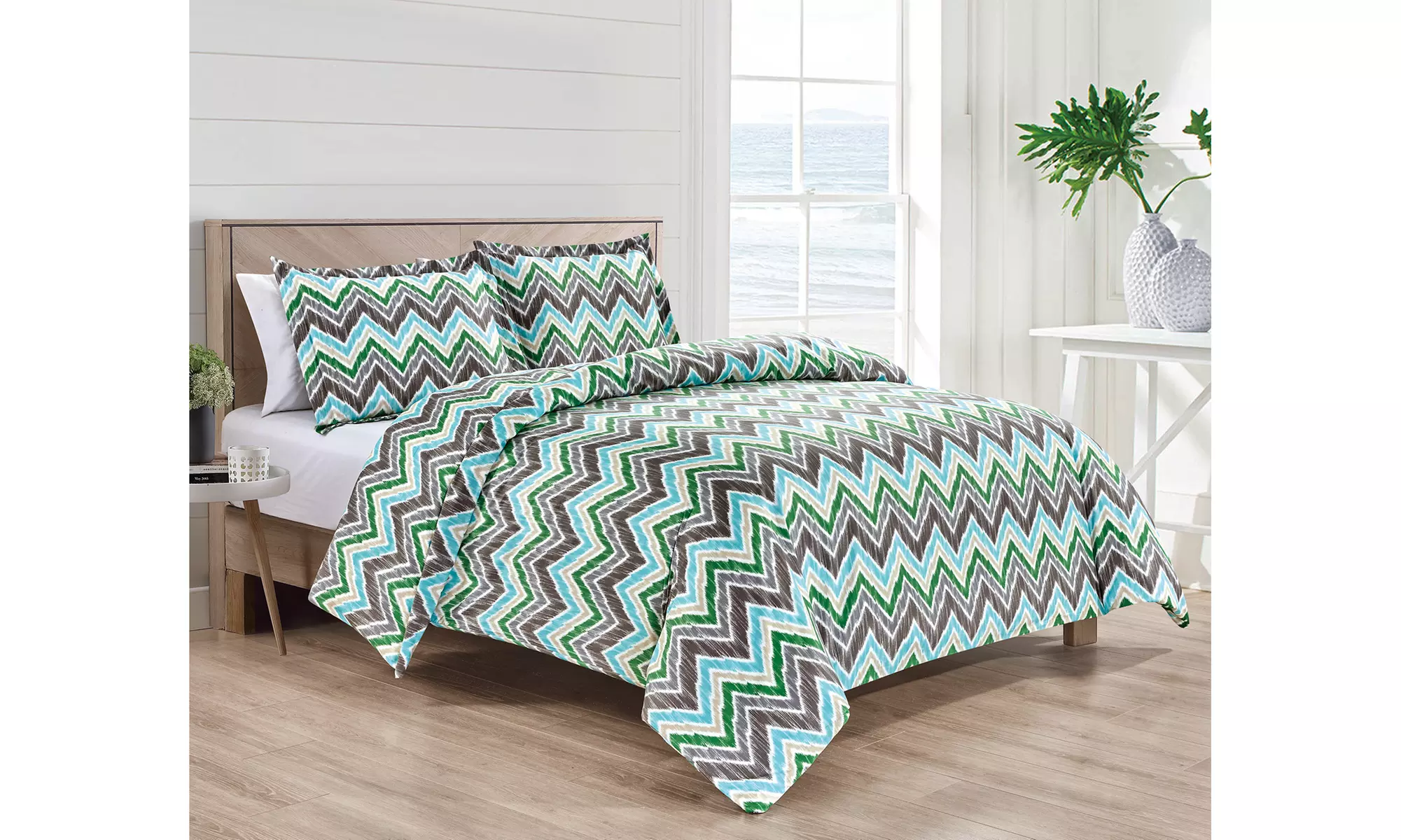 Bibb Home 4 pc Down Alternative Comforter Set