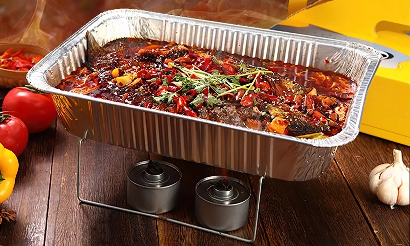NewHome Disposable Chafing Dishes Buffet Set Food Warmer Buffet Server (36pcs)