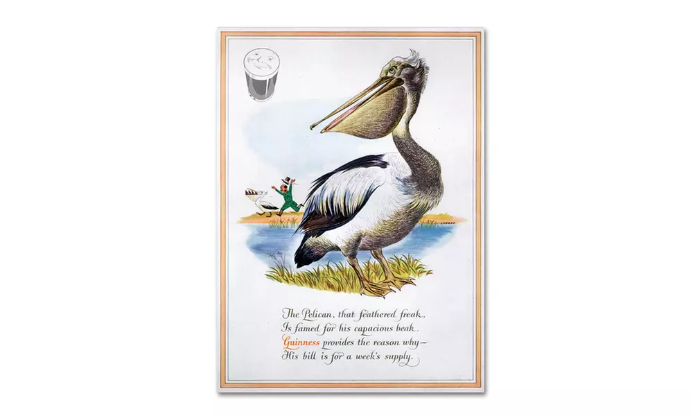 Guinness Brewery 'Guinness Pelican' Canvas Art - Primary Image