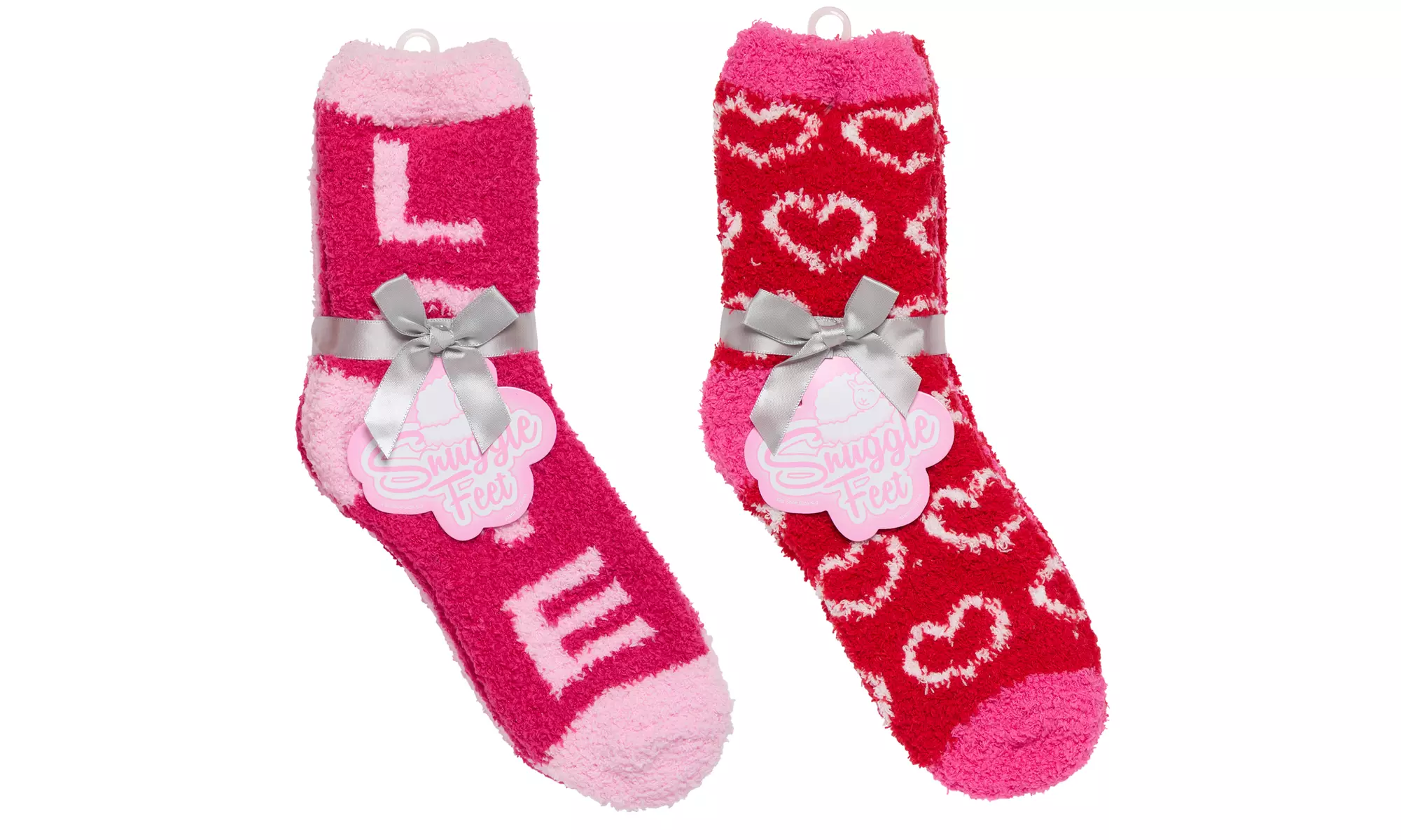 Women's 6 Pack Valentine's Day Heart Butter Soft Winter Cozy Socks - Primary Image