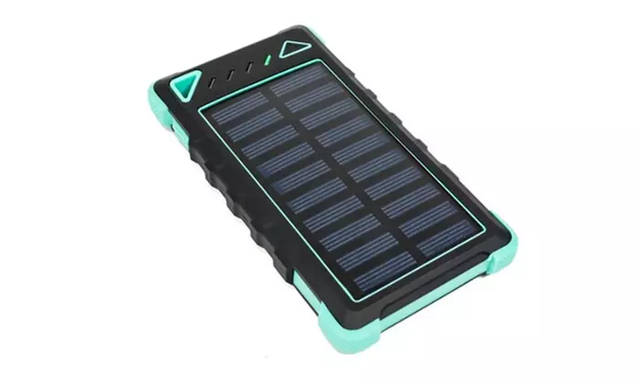 8,000mAh High Speed 2-Port Solar Power Bank - Primary Image