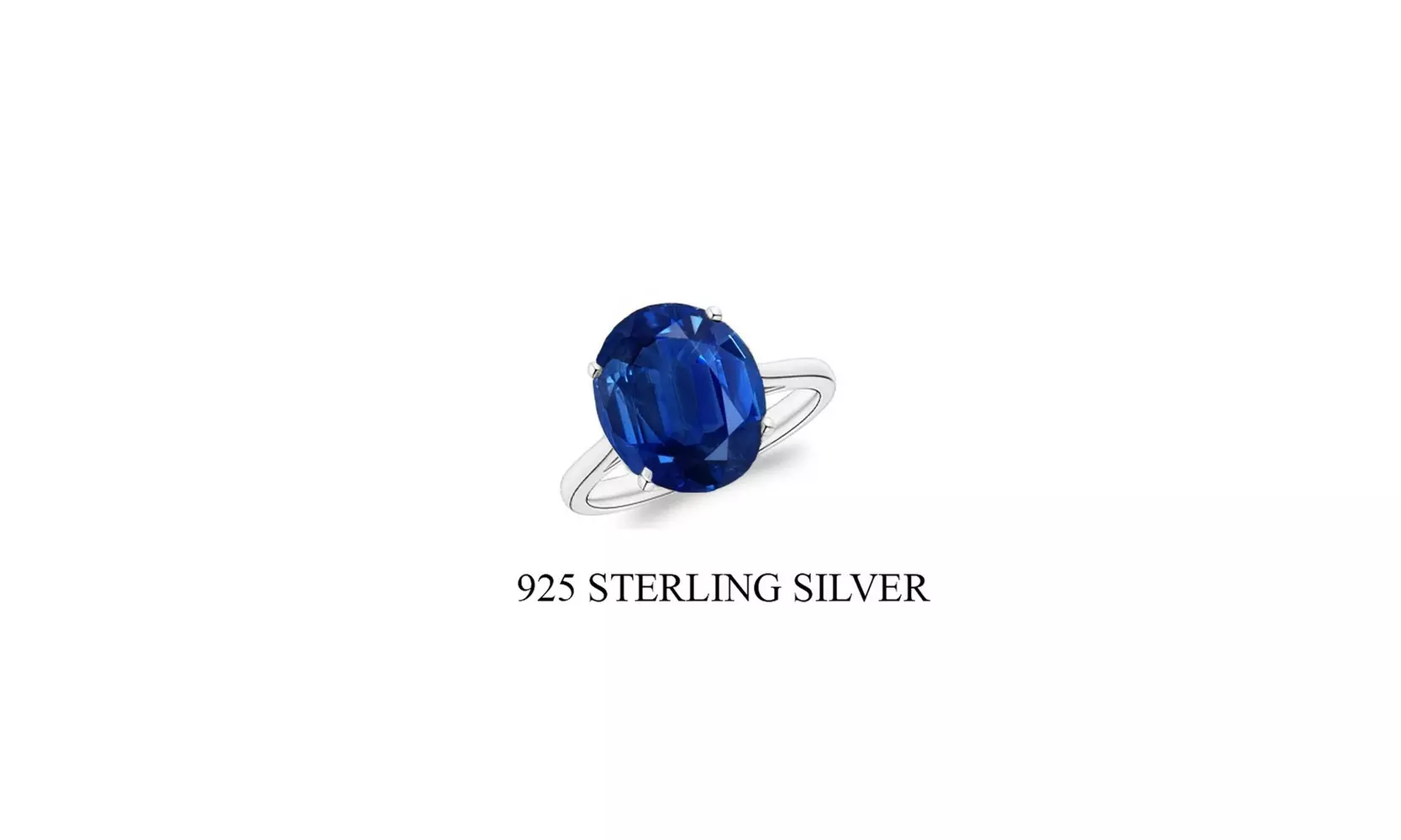5.00 CTTW Gemstone Sterling Silver Rings - Multiple Options Available