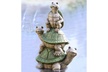 Turtle and Frog Garden Statuary - Second Medium