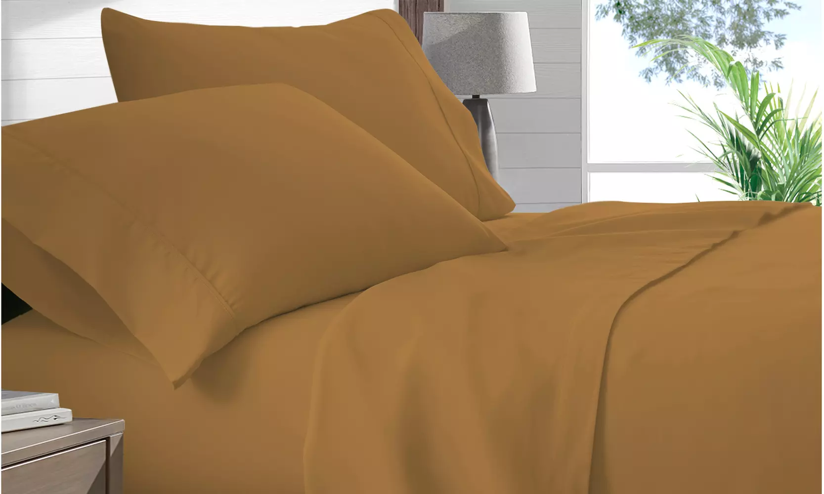 Deep Pocket Organic Bamboo-Blend Sheet Set (4-Piece) - Primary Image