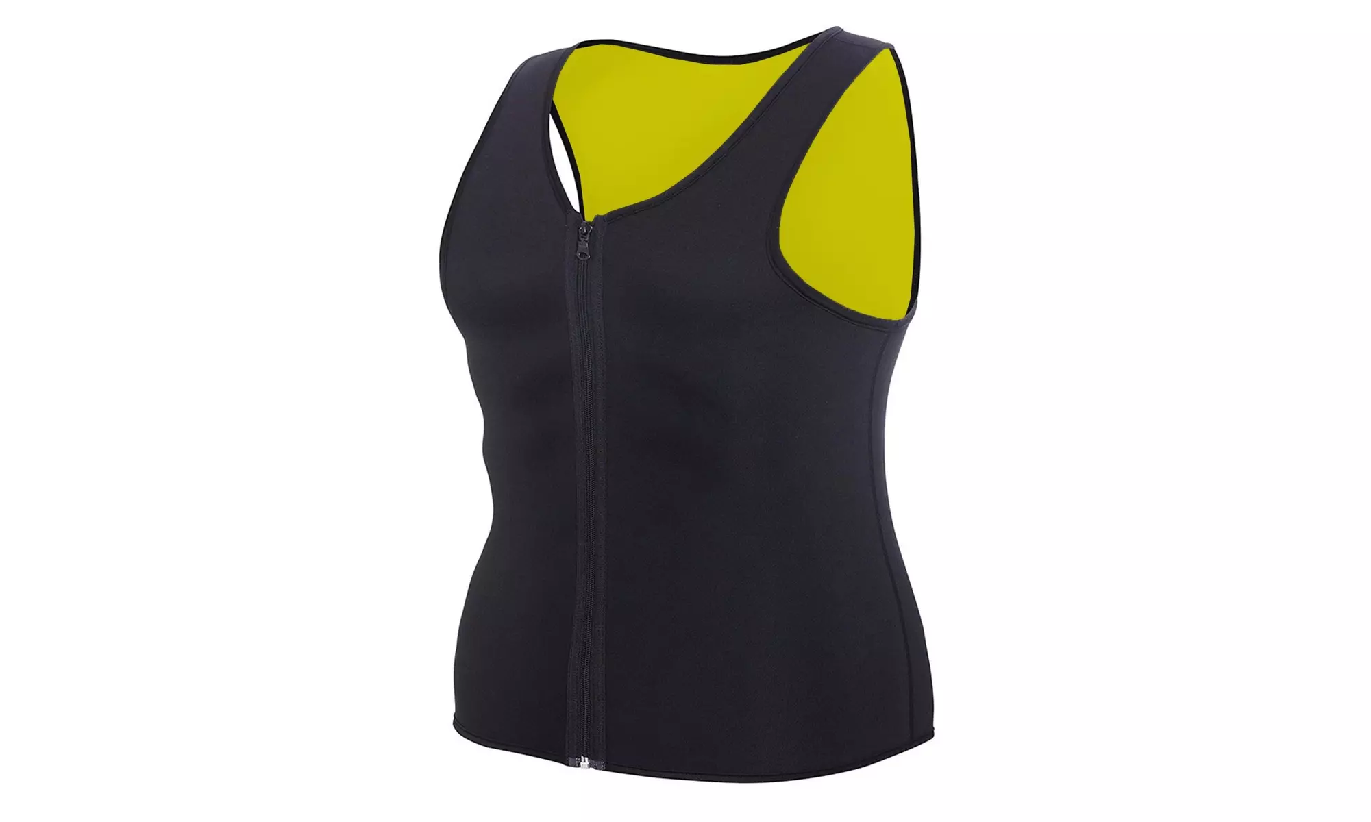 Sauna Heat Trapping Vest for Men Weight Loss Sweat Sauna Vest Neoprene Tank Top - Second Medium