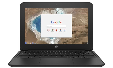 Refurbished HP Chromebook G5 EE - 11.6 Intel Celeron N3060 4GB 16GB SSD (Scratch & Dent) 4GB DDR3 16GB Black 11-G5EE