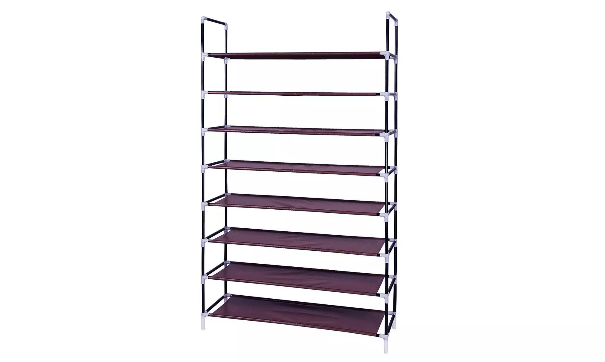 5/8/10 Tier Stackable Non-woven Storage Organizer Shoe Rack Multi Sizes& Colors
