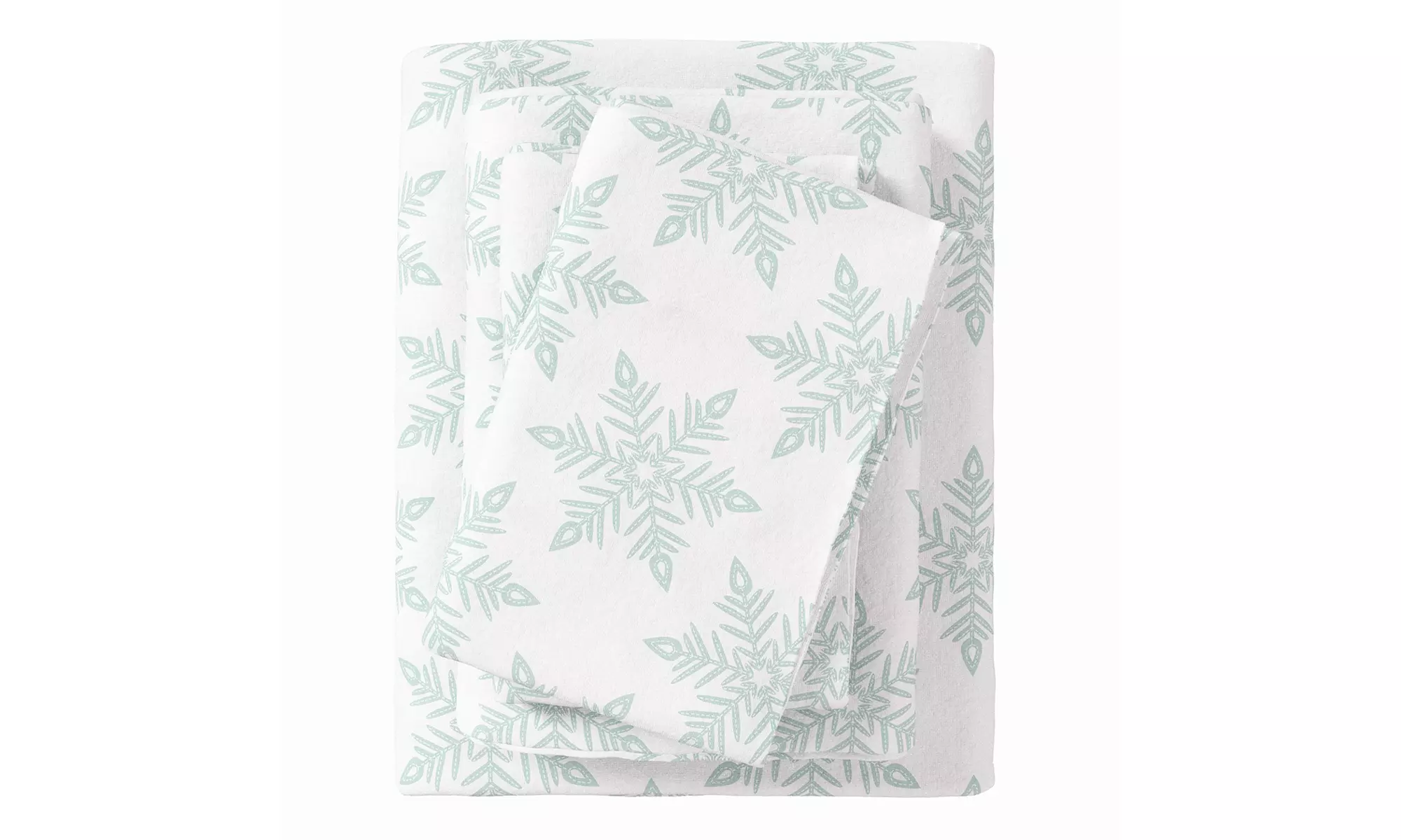 Turkish Cotton Winter-Theme Flannel Sheets Set