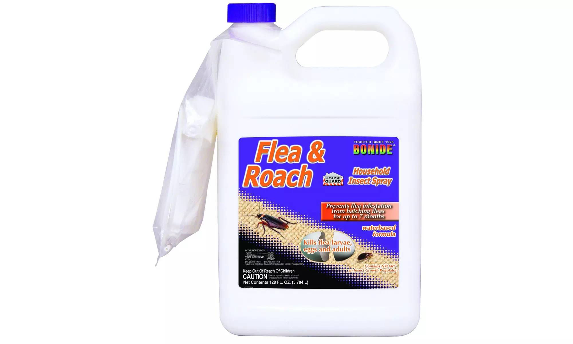 Bonide 917209 Flea and Roach Spray RTU - Gallon-578 - Primary Image