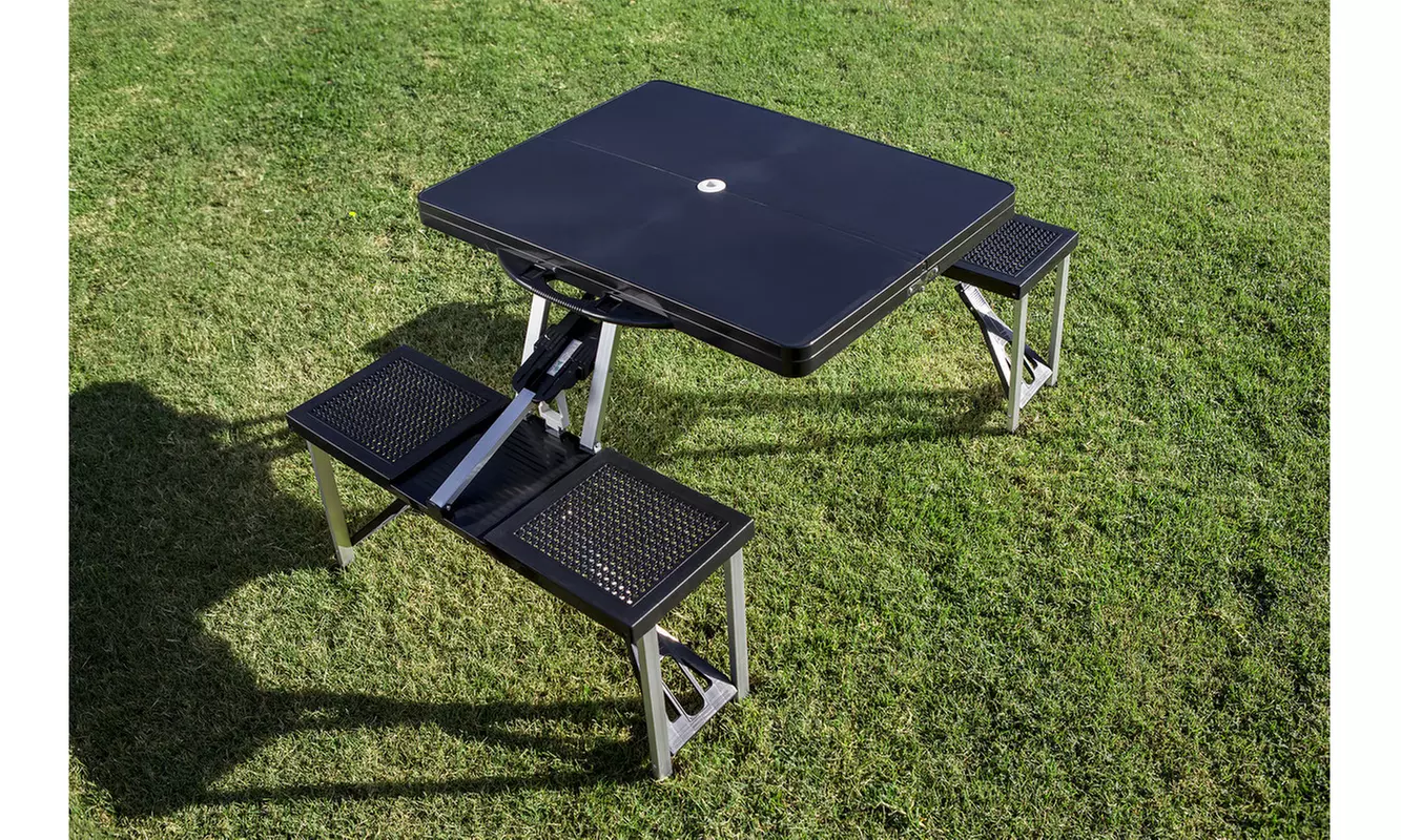Picnic Time Picnic Table Portable Folding Table with Seats - Primary Image