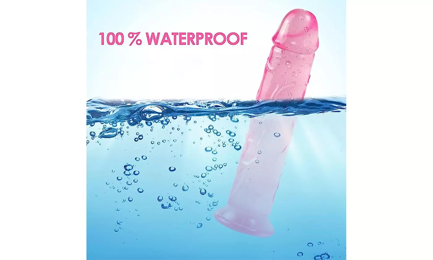 Flexible Silicone G-spot Stimulation Dildo & Suction Cup Realistic Dildo Sex Toy