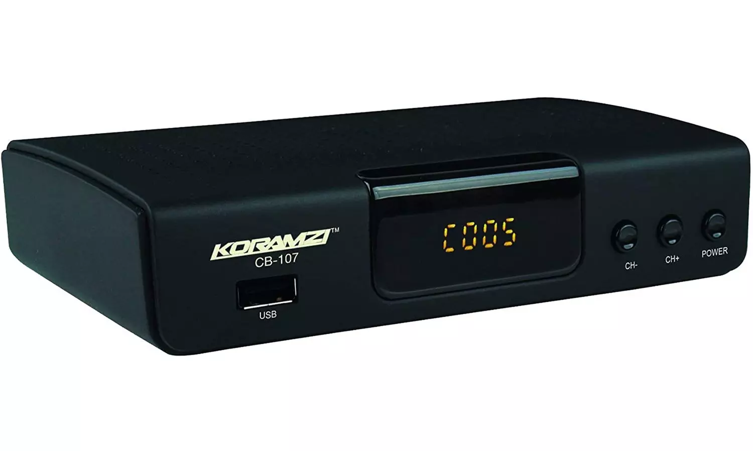 KORAMZI CB-107 Digital TV Converter (Black) - Refurbished - Primary Image