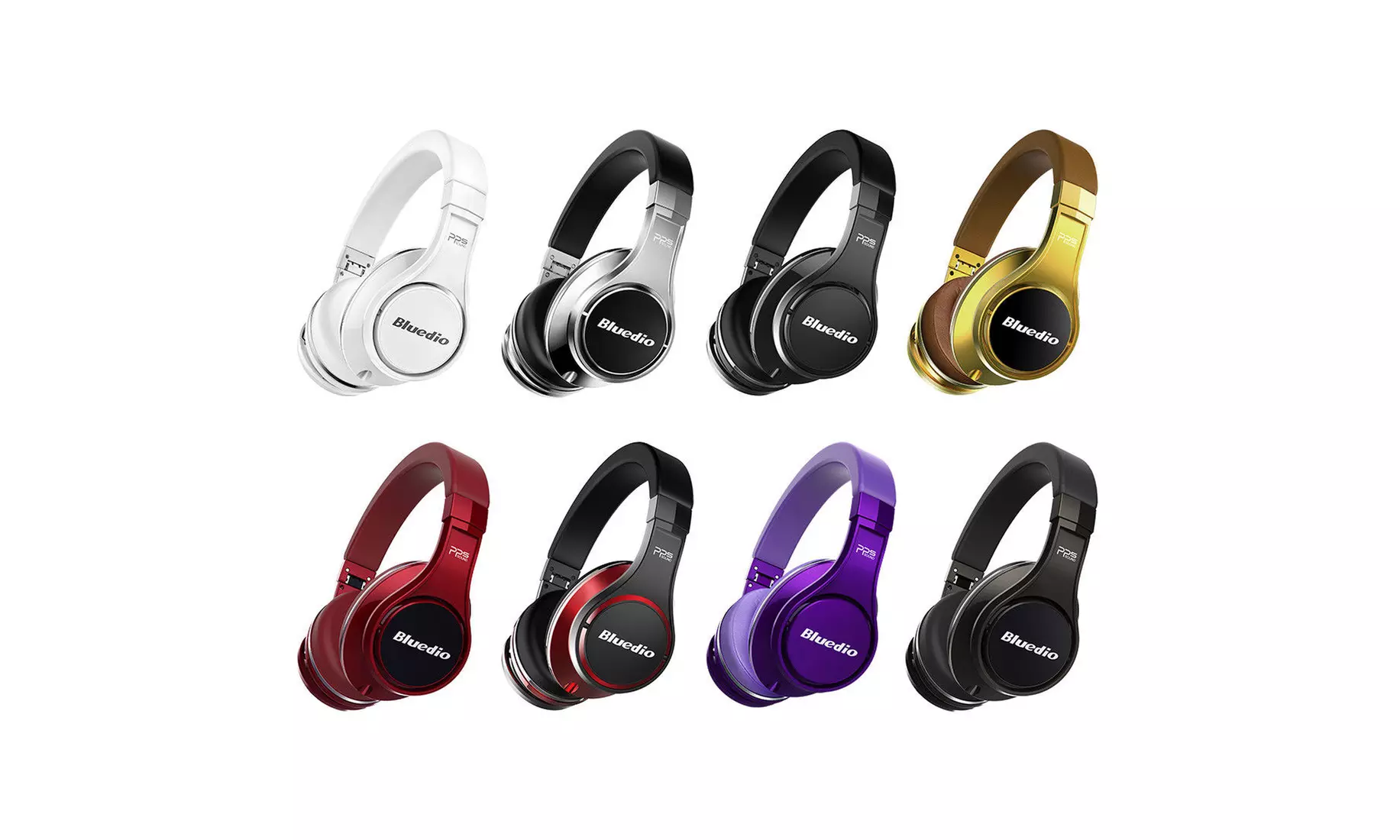 Bluedio UFO Bluetooth4.1 Headphones 3D Stereo PPS Mic 8-Drivers Foldable Headset - Primary Image