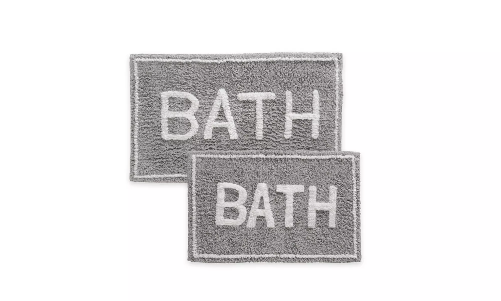 St Mary's 2 Piece Tufted Bath Rug Set with Latex Backing