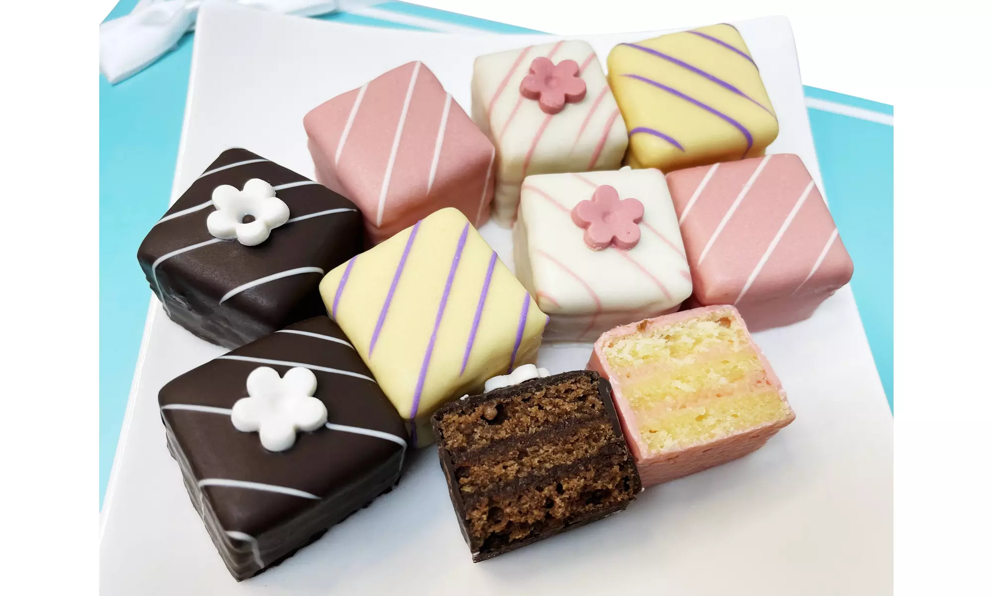 Made by French Chef Anne Bocuse Chocolate Petit Pastries 24 Pcs - Primary Image