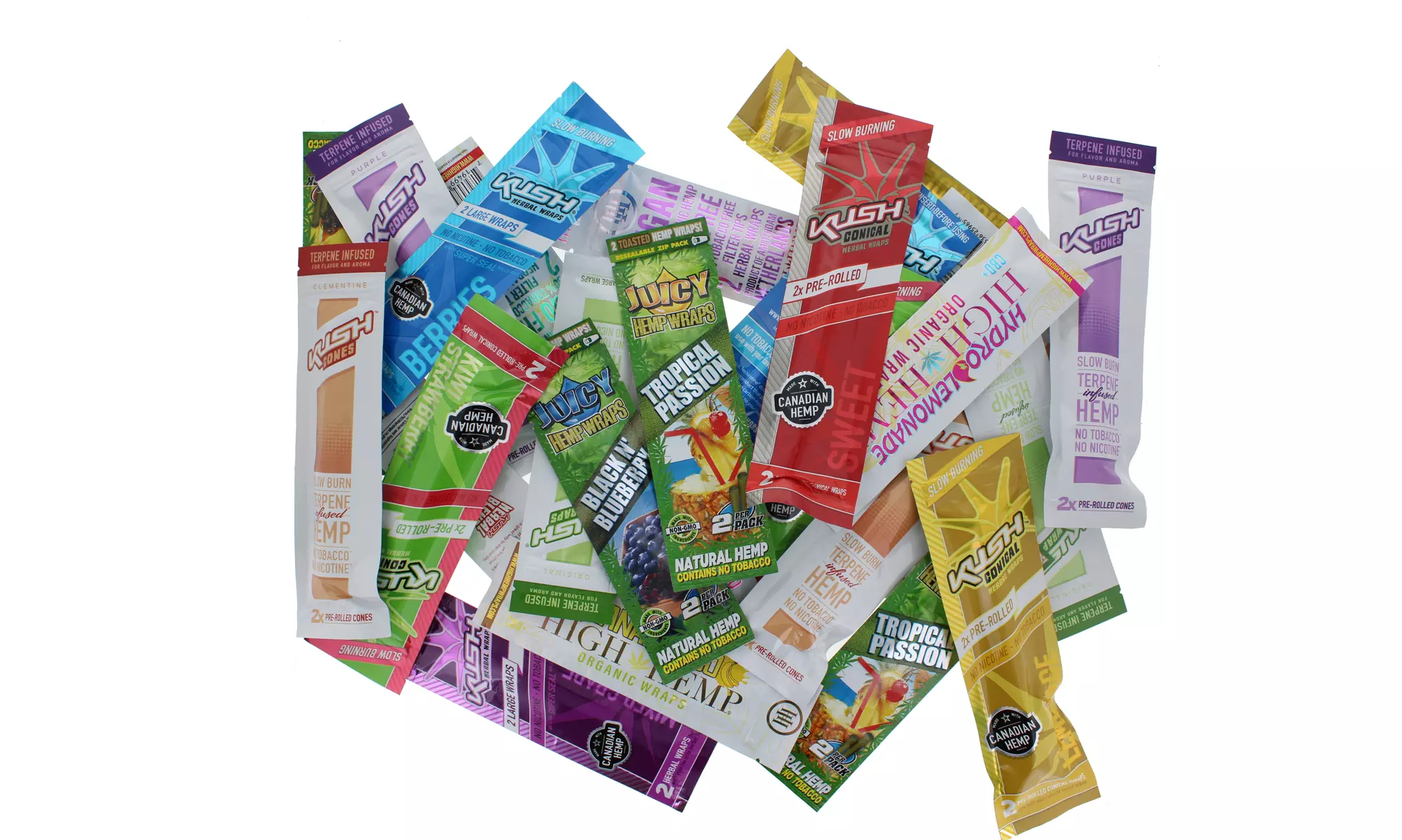Assorted Natural Rolling Paper Bundle 40, 80, and 120 Dollar Value Deal - Primary Image