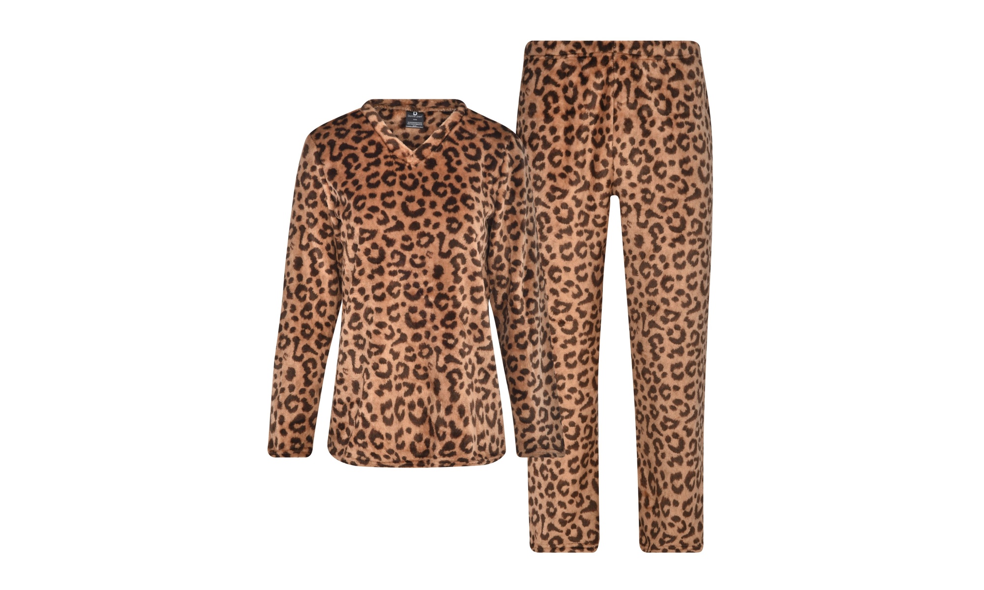 Donna L'oren Women's Fleece Pajamas Sets Many Prints Avail (Plus Size Available)