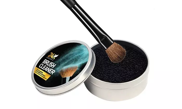 24K Organic Dry Makeup Brush Sponge Cleaner