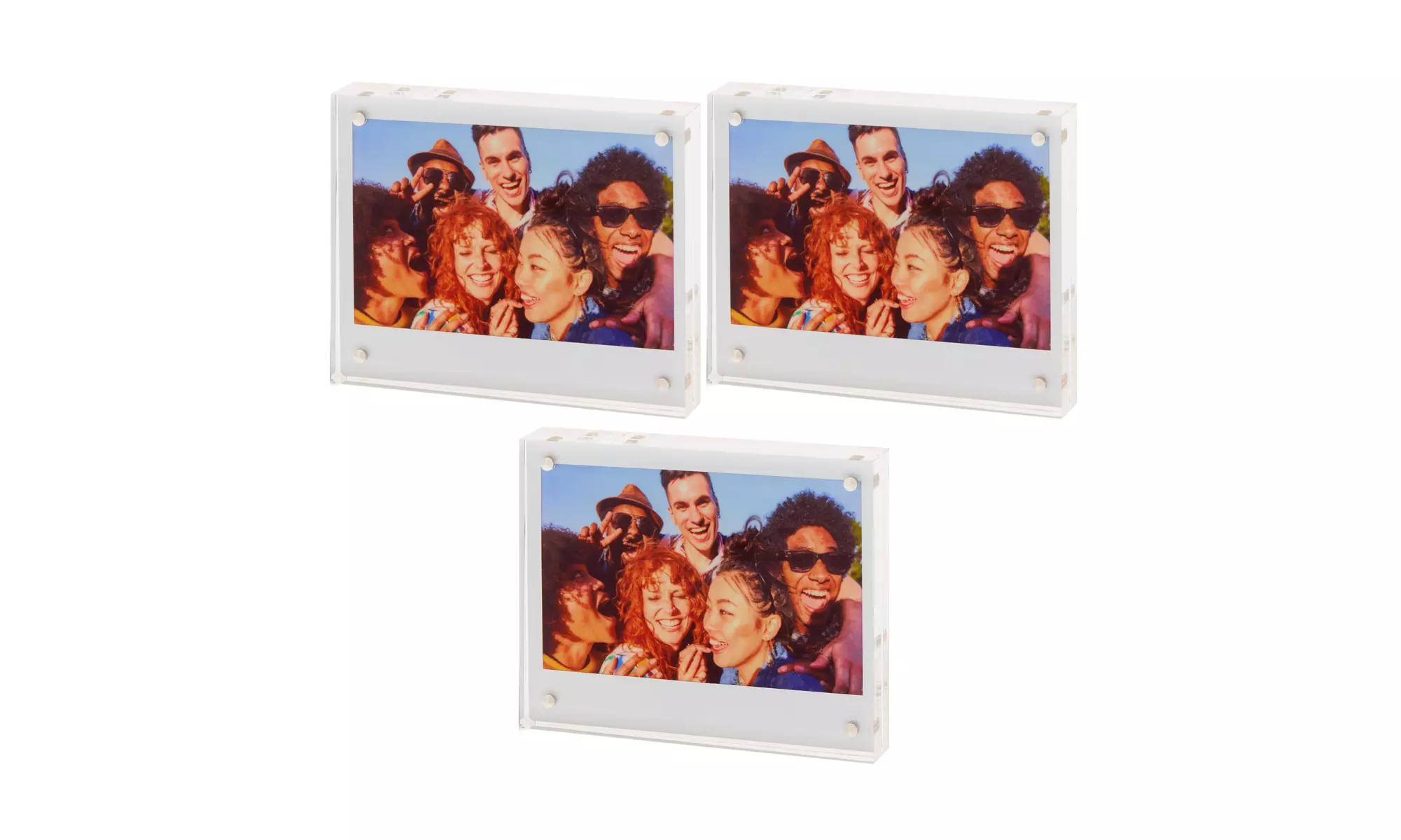Fujifilm Instax Clear Acylic Frame for Wide Film (3-Pack) - Primary Image