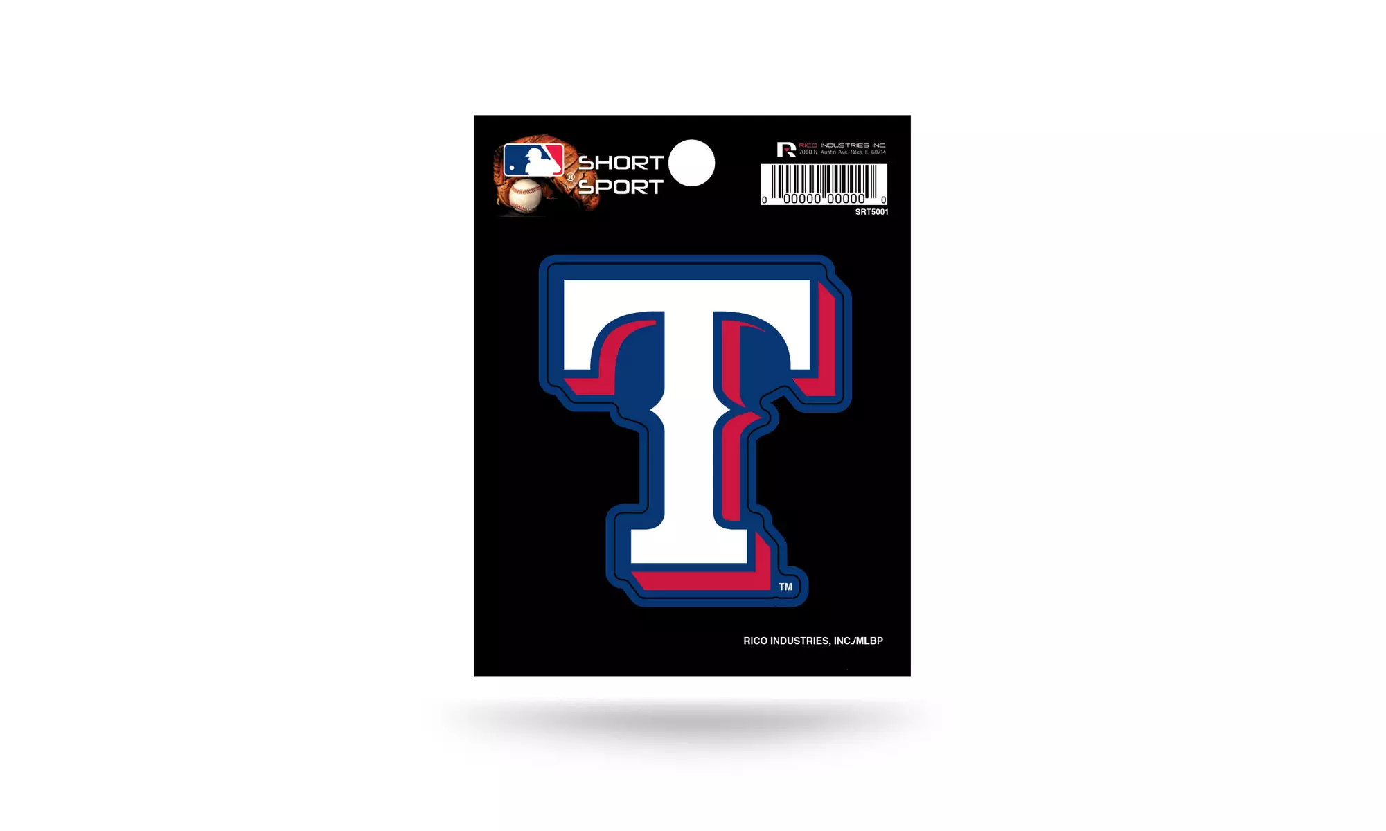 Texas Rangers 3" x 2" Die-Cut Decal Window, Car or Laptop! - Primary Image