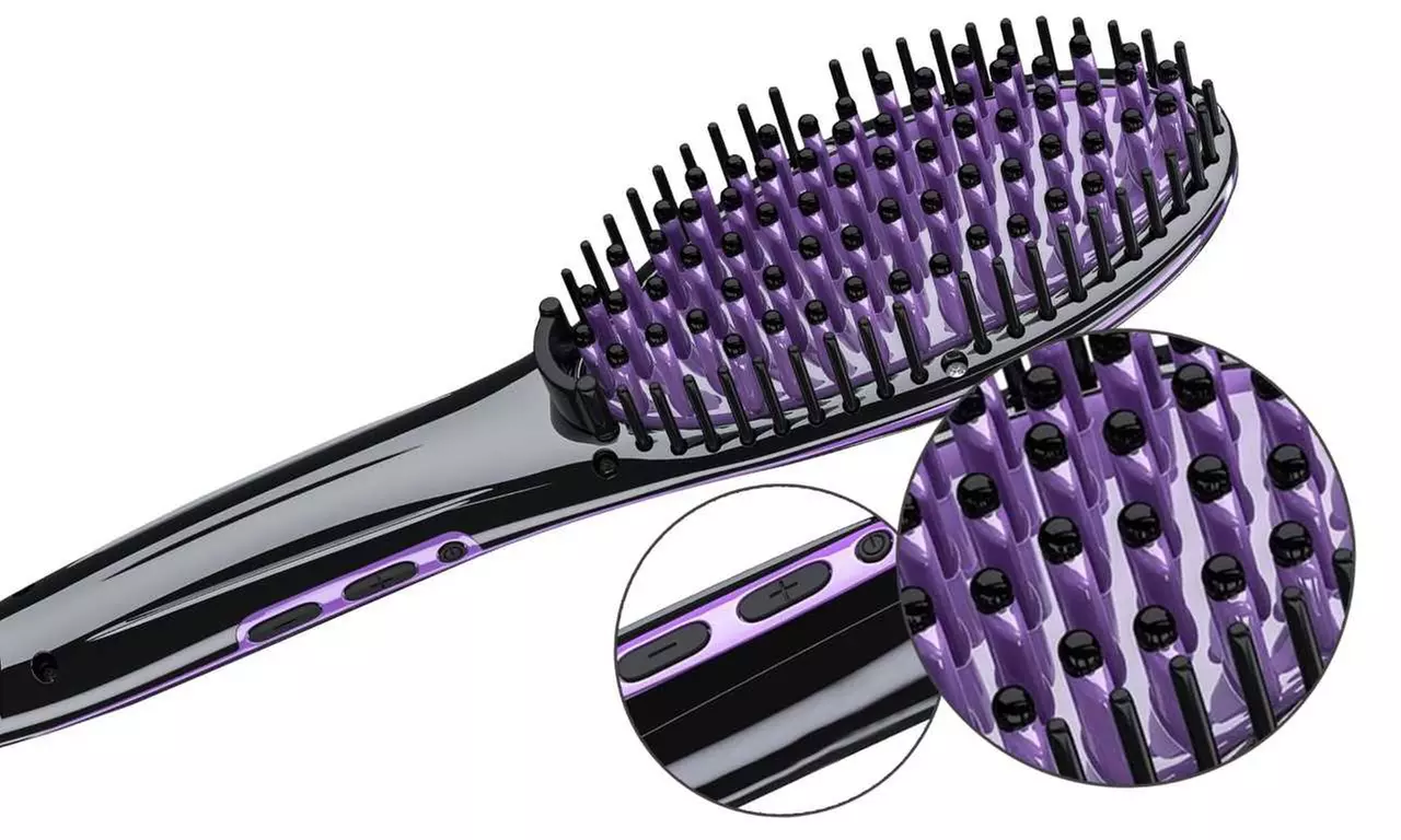 InstaMagic Ceramic Hair Straightening Brush - Second Medium