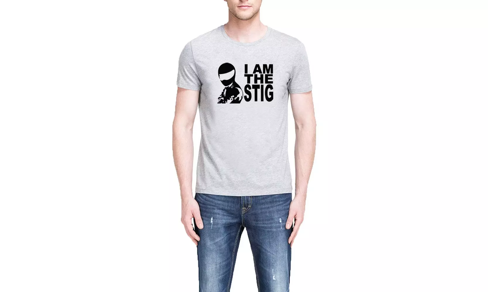 Mens TV Show I am The Stig T-Shirts Men Tee - Second Medium