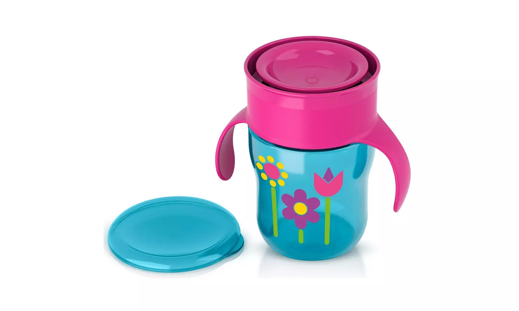 Philips Avent BPA-free Natural Drinking Cup For Girl, 9 oz /260ml - Primary Image