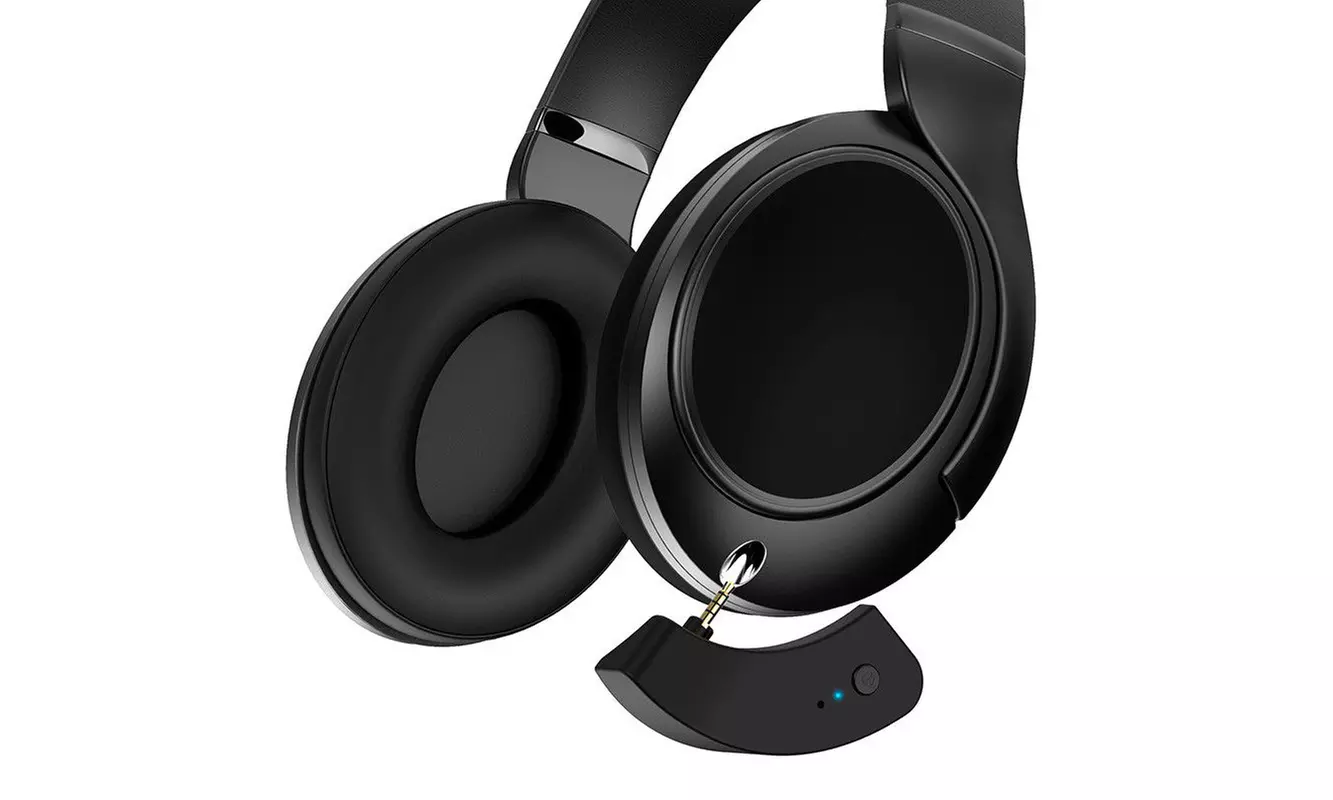 HD598 Headphones Black Bluetooth 4.1 Receiver Wireless Adapter - Primary Image