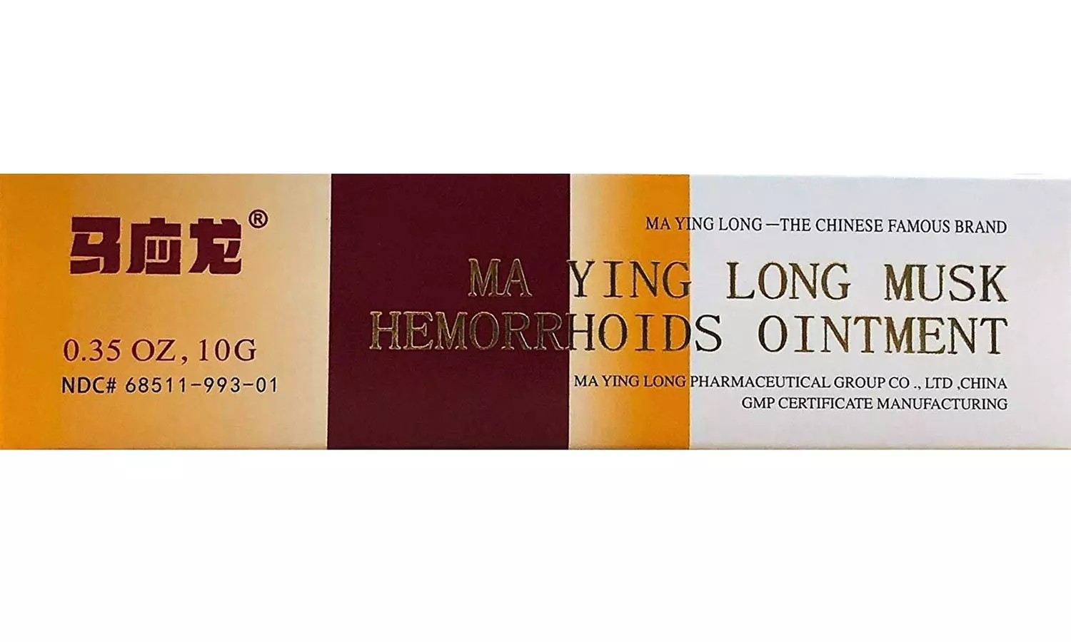 Mayinglong Musk Hemorrhoids Ointment 0.35 oz - 3 pack - Second Medium