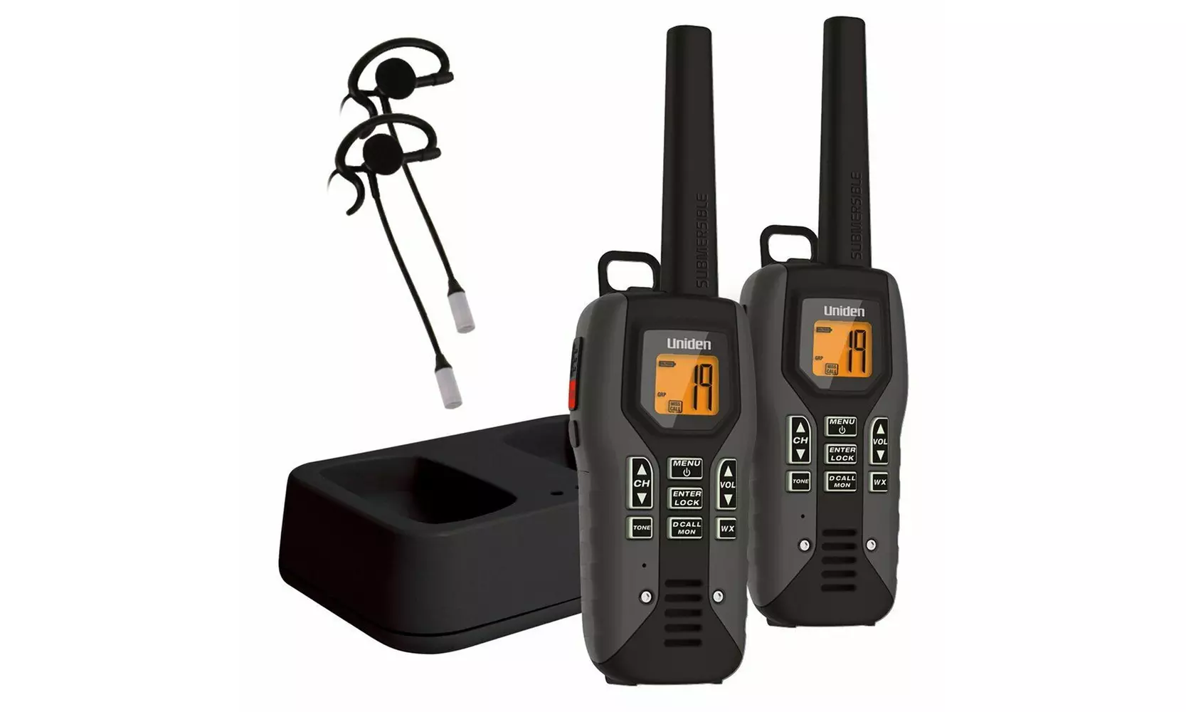 Uniden Scout 22-Channel FRS/GMRS 50-Mile Submersible Two Way Radio Walkie Talkie - Primary Image