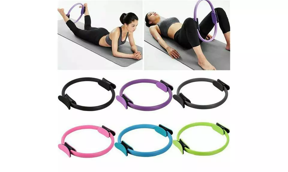 Pilates Ring Dual Fitness Weight Exercise Yoga Circle Full Body Trainer Tool - Primary Image