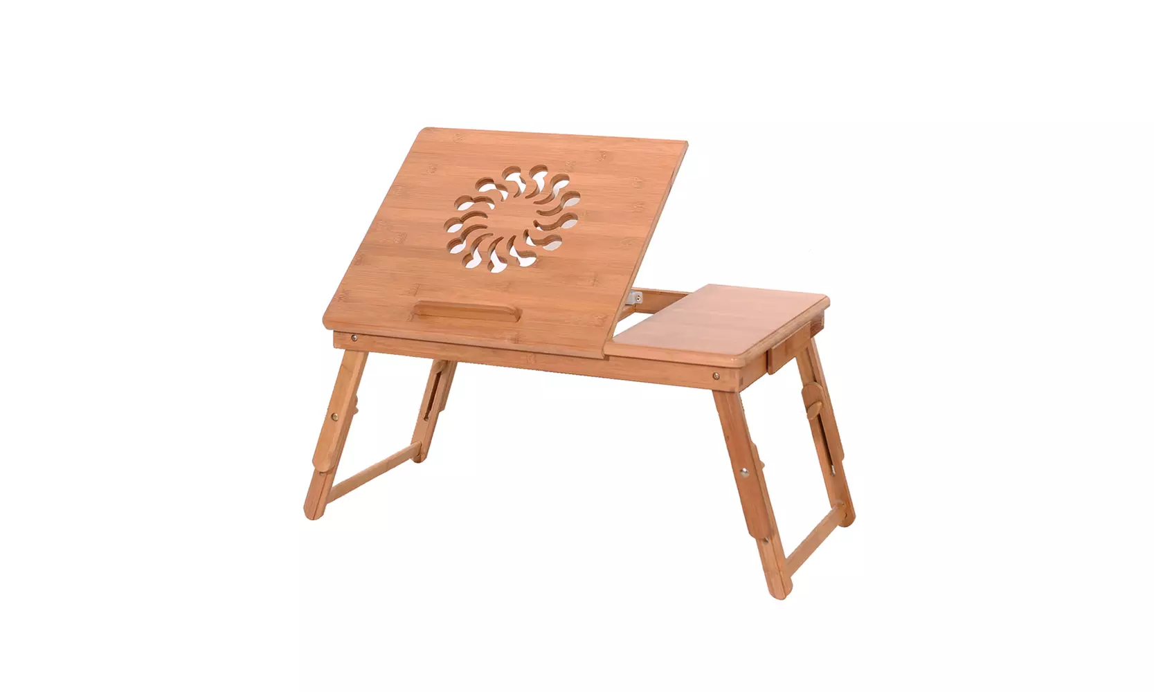 Multi Function Lapdesk Table Bed Tray Foldable Adjustable Breakfast Table - Primary Image