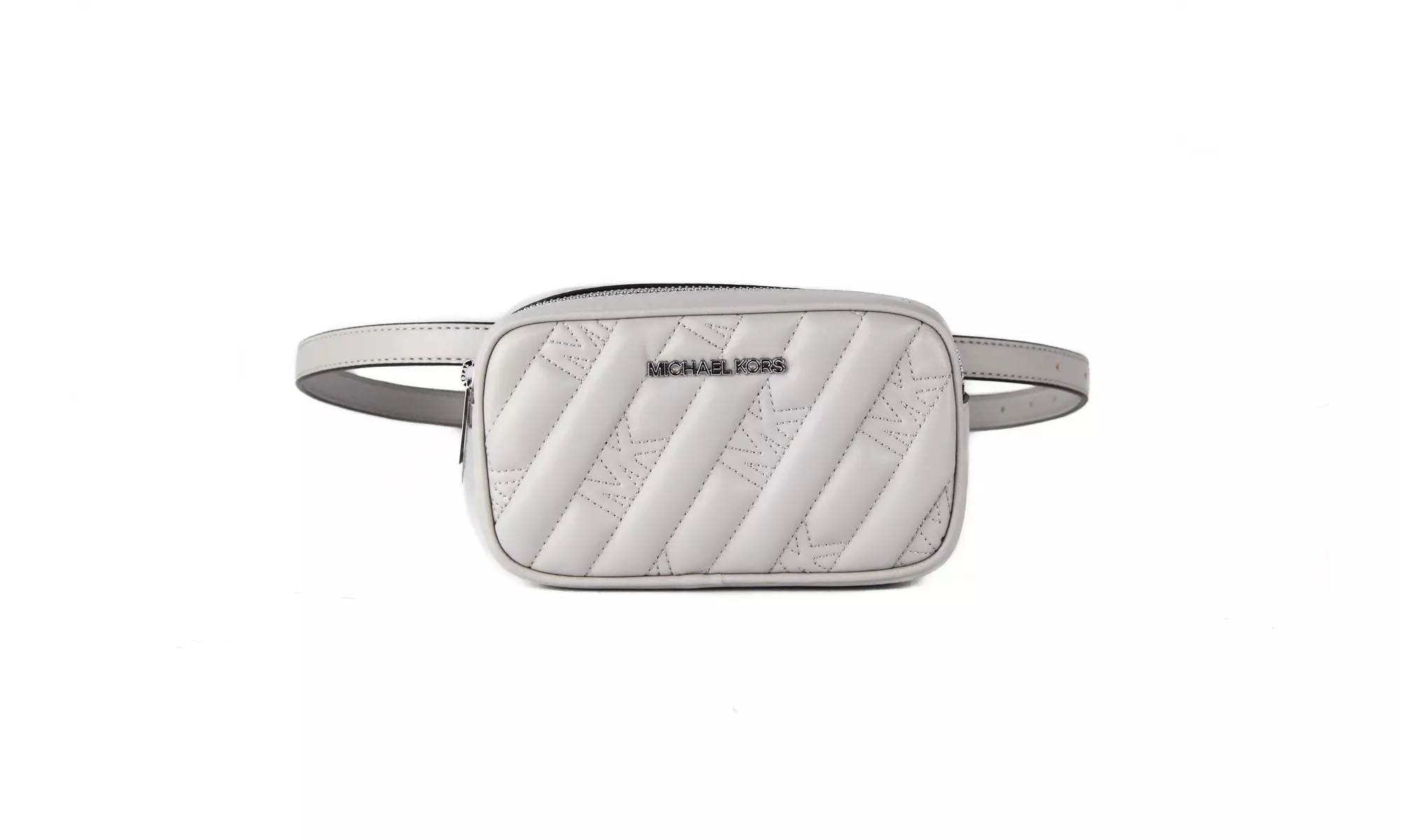 Michael Kors Rose Vegan Faux Leather Embossed Belt Bag Waist Pack - Primary Image