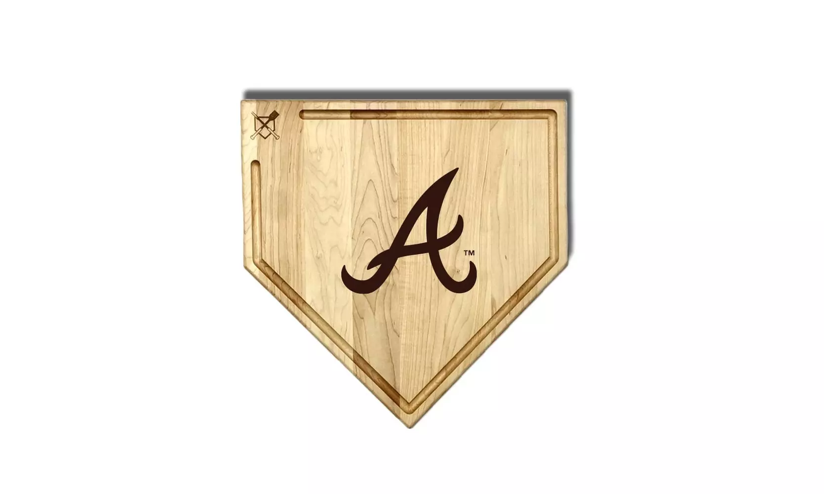 MLB 12-Inch or 17-inch Wooden Home Plate Cutting Board