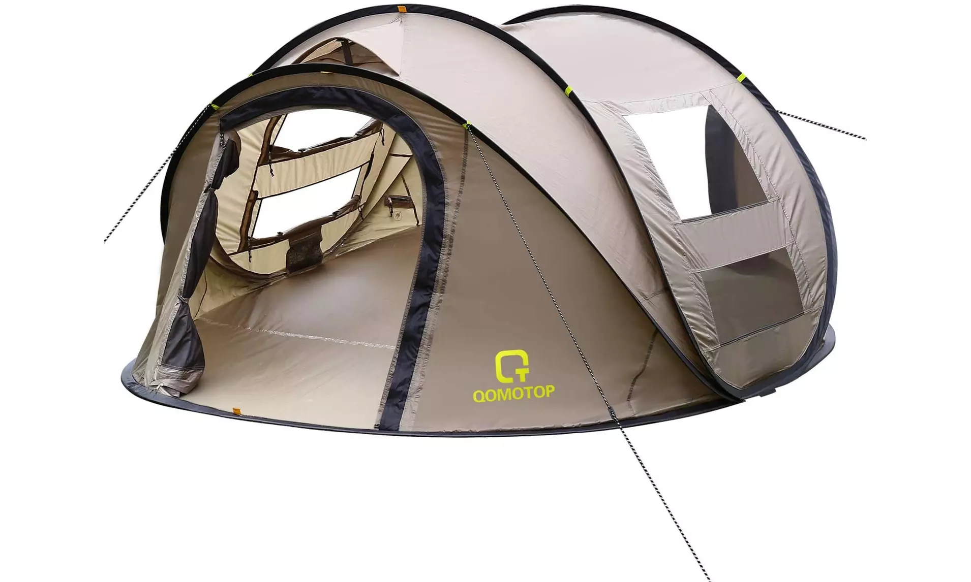 4 Person Pop-up Camping Tent Water-Resistant UV Protection Sun Shelter Adventure - Primary Image