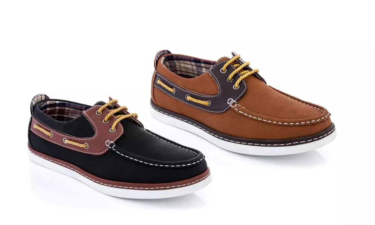 Adolfo Yacht Men's Two tone Boat shoes - Primary Image