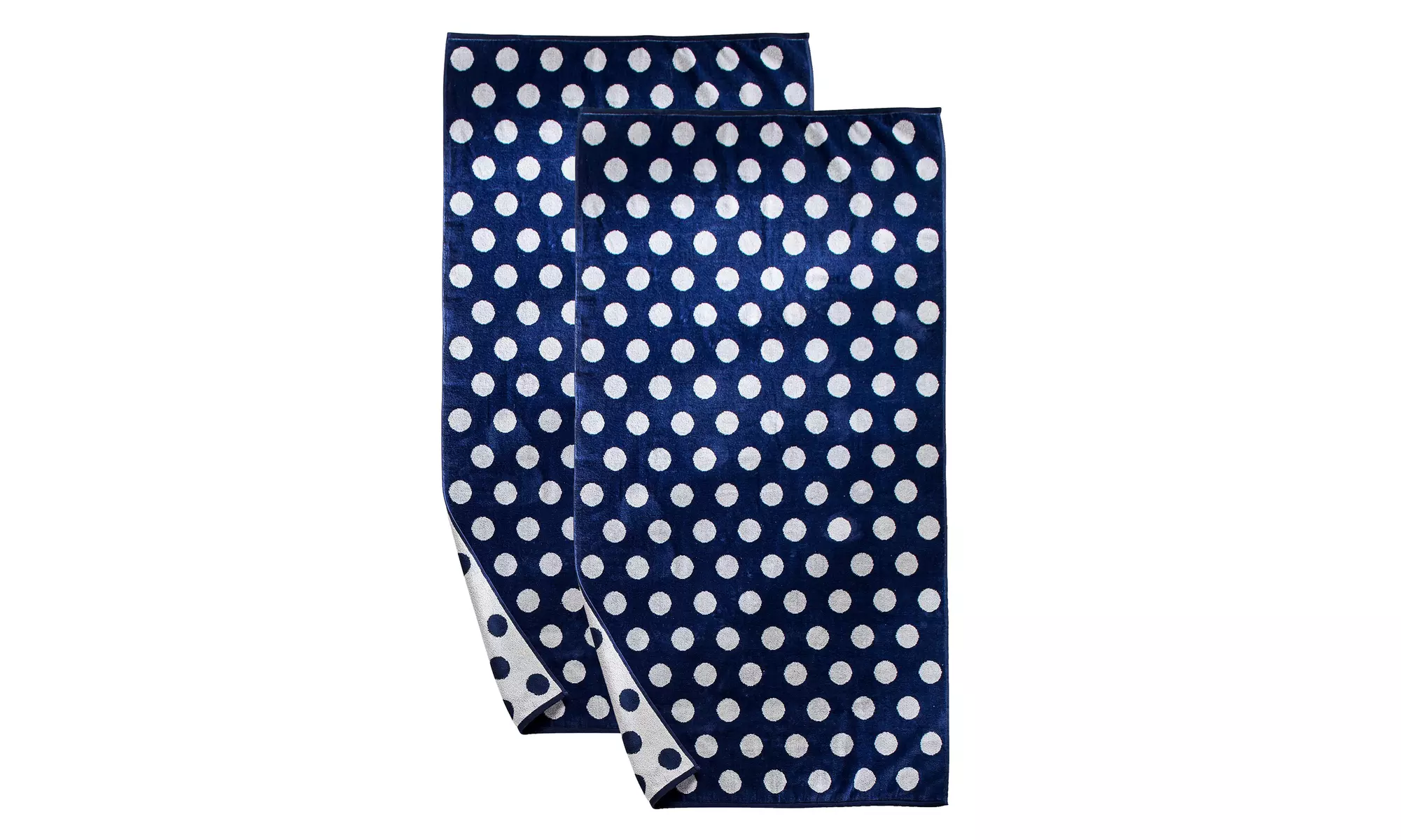 Superior Polka Dots Ultra Adsorbent Oversized Beach Towel  - Second Medium