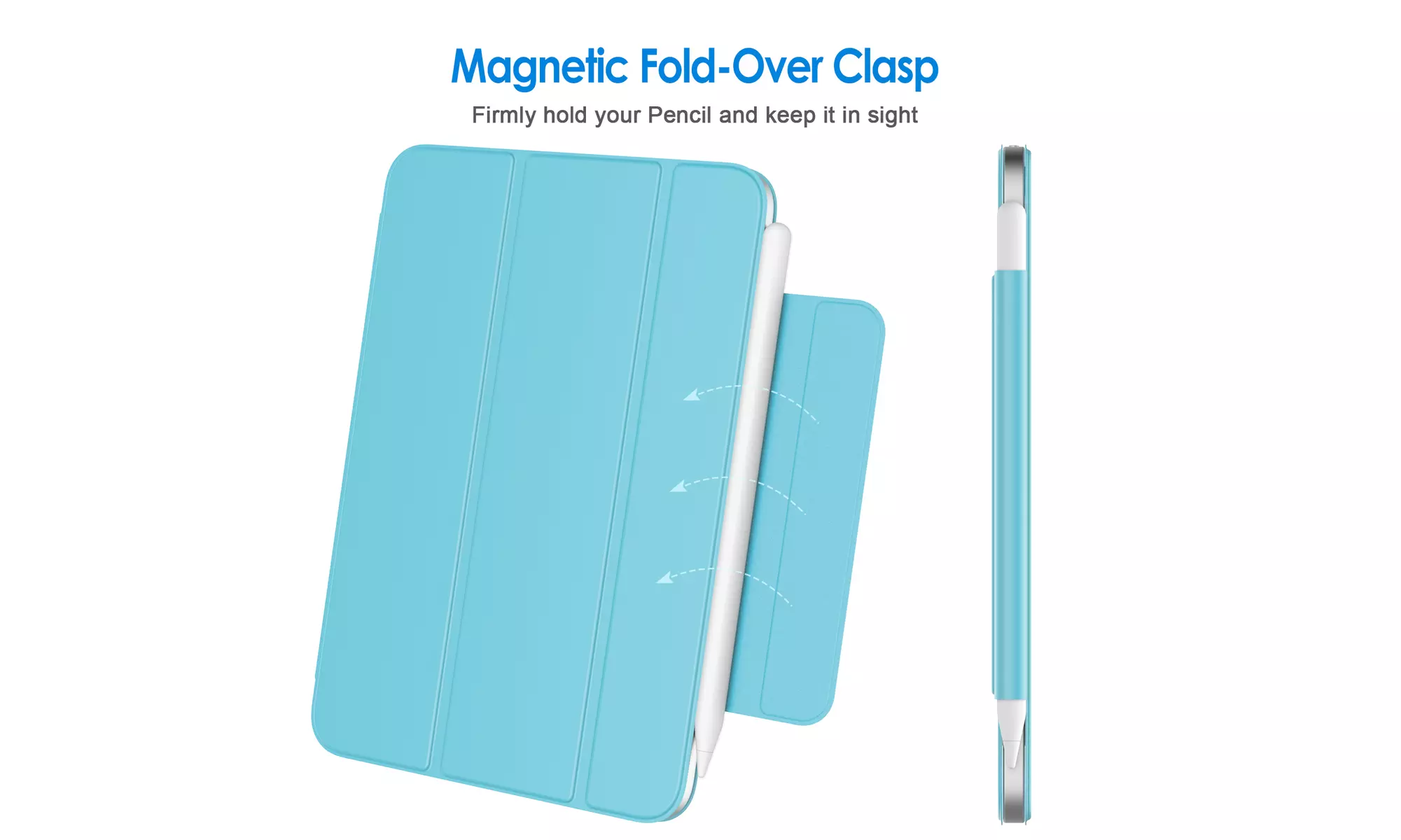 Case for iPad Mini 6 (2021 Model), Magnetic Attachment, Auto Wake/Sleep