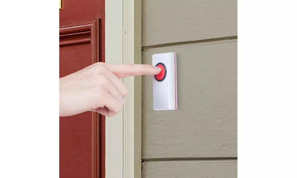 Stalwart Wireless Remote Doorbell Chime and Push Button Kit (2-Piece) - Second Medium