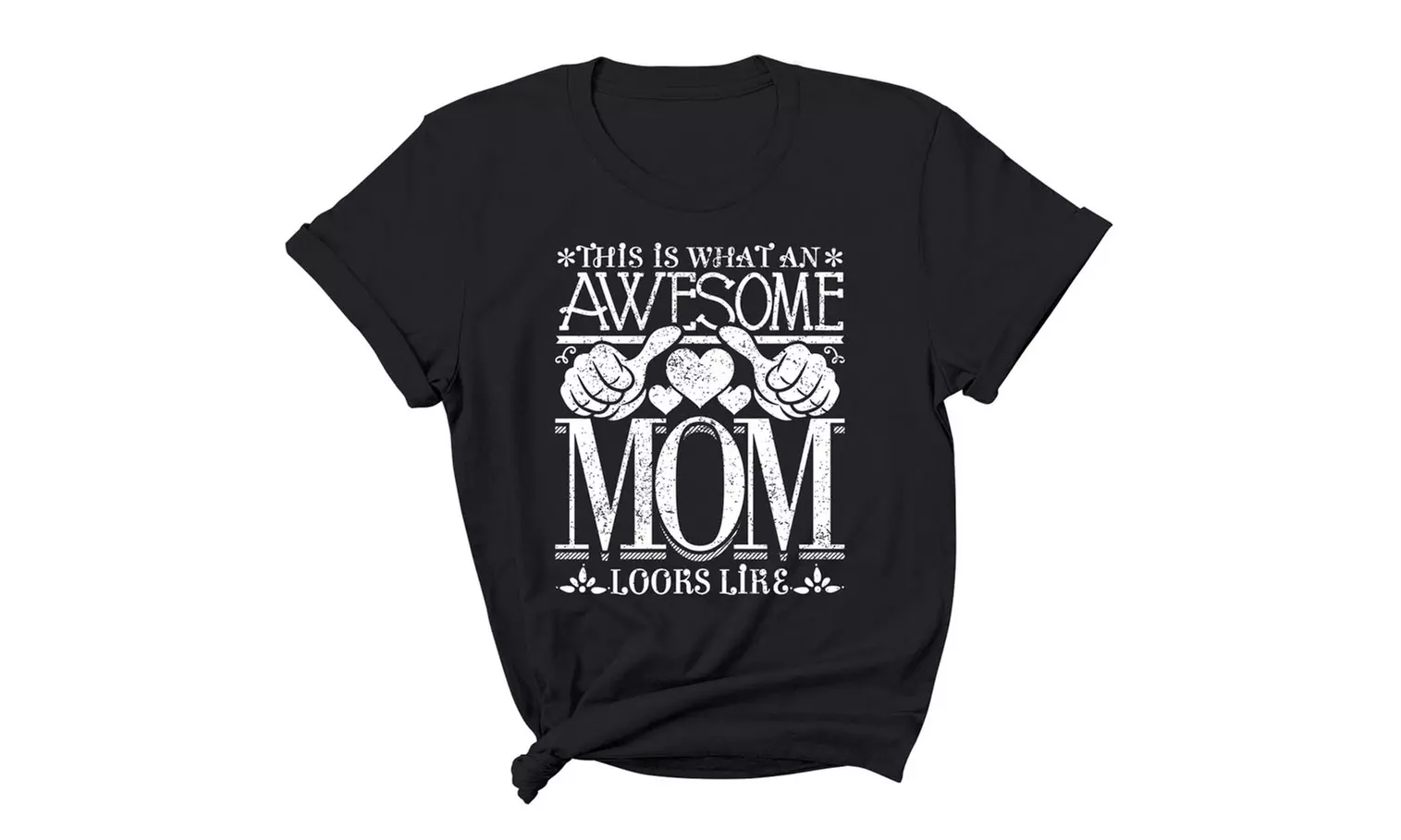 Women Awesome Mom Grandma Looks Like Mother's Day T-Shirt (S-2XL)